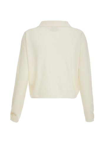 faina Women Cardigan in Wollweiss