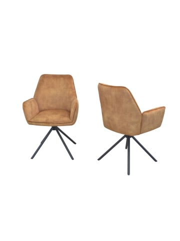 möbel-direkt Armlehnstuhl (2Stück) Carola in ocker