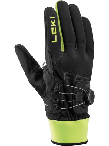 LEKI Softshell Handschuhe in schwarz