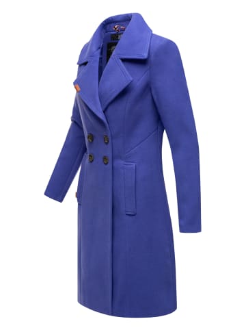 Navahoo Wintermantel Wooly in Blue Violet