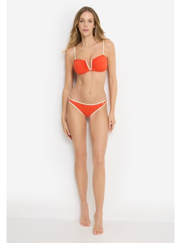 Copenhagen Studios Bandeau-Bikini-Top in blutorange