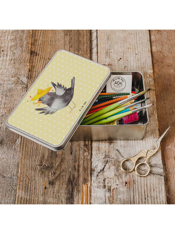 Mr. & Mrs. Panda Geschenkverpackung Rabe Sombrero ohne Spruch in Gelb Pastell