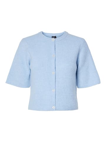 Pieces Strickjacke in Cashmere Blue