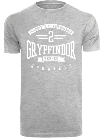 F4NT4STIC T-Shirt Harry Potter Gryffindor Keeper in grau meliert