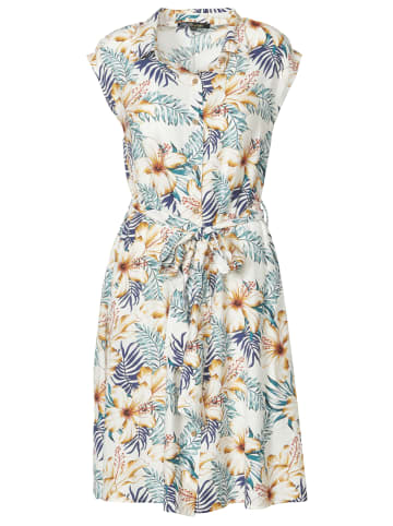 KOROSHI KURZÄRMELKLEID in weiß