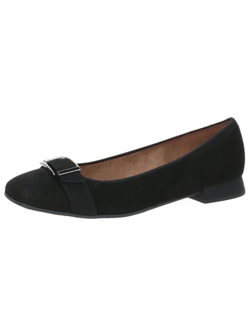 Caprice Ballerina in BLACK SUEDE