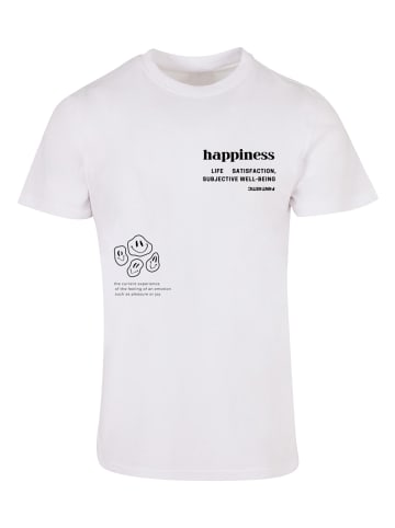 F4NT4STIC T-Shirt happiness TEE UNISEX in weiß