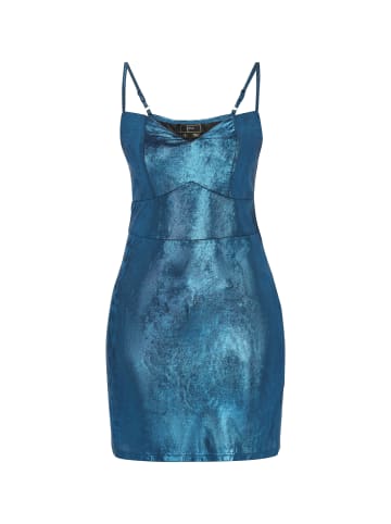 faina Women Dress in navy metallic