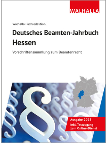 Walhalla Fachverlag Buch - Deutsches Beamten-Jahrbuch Hessen 2025