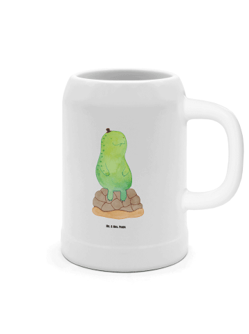 Mr. & Mrs. Panda Krug Schildkröte Pause ohne Spruch in Weiß