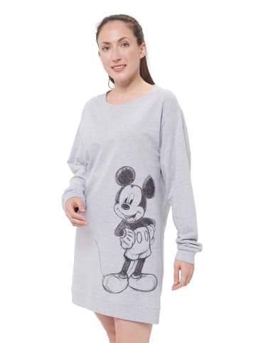 Disney Disney Mickey Mouse Nachthemd  langärmlig in grau