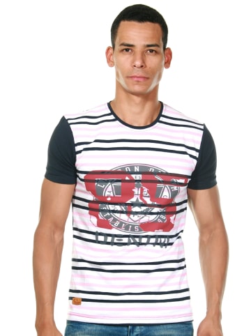 FIOCEO T-Shirt in rosa/schwarz