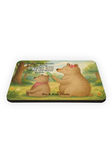 Mr. & Mrs. Panda Kühlschrankmagnet Bär Kind Design mit Spruch in Weiß