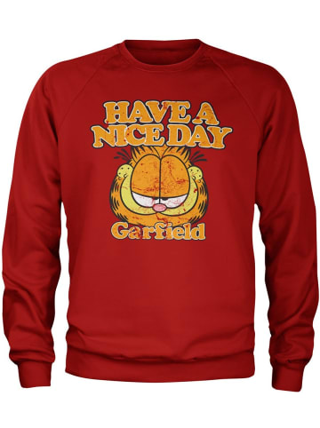 Garfield Pullover in Rot
