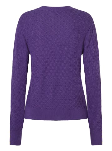 More & More Rautenstrickpullover in pure purple