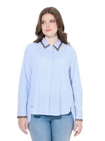 Ulla Popken Hemdbluse in himmelblau