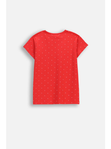 Coccodrillo T-Shirt mit kurzen Ärmeln in rot