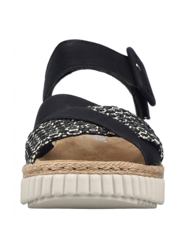 rieker Sandale  in Schwarz