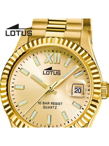 Lotus Chronograph-Armbanduhr Lotus Classic gold mittel (ca. 32,5mm)