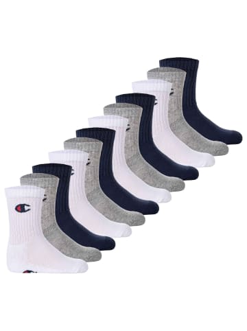 Champion Socken 12er Pack in Blau/Weiß/Grau