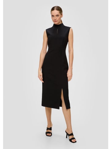 s.Oliver BLACK LABEL Kleid lang in Schwarz