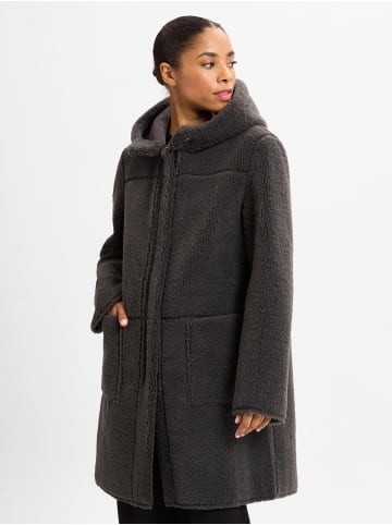 Marie Lund Kurzmantel Alina in anthrazit
