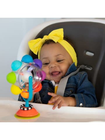 Sassy Motorikspielzeug für Baby - leuchtend Lernspielzeug mit Saugnäpfen ab 6 Monaten