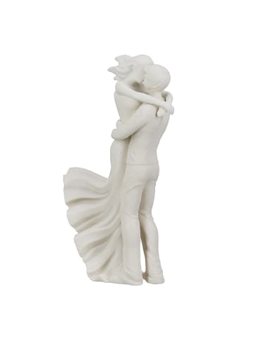 GILDE Figur Couple in the wind weiß - (H) 30,5 cm
