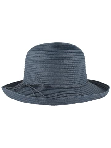 BREITER Strohhut in blau