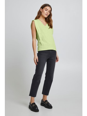 b.young Shirttop BYTELLA V NECK TSHIRT -20811283  Shirttop mit V-Ausschnitt in Grün