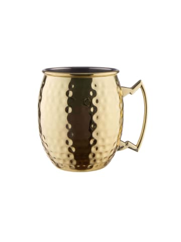 Butlers Becher gehämmert 470ml MOSCOW MULE in Gold