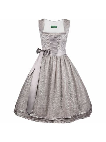 Country Line Midi Dirndl in Silber