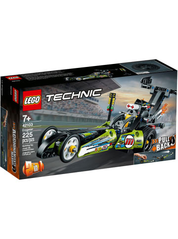 LEGO Technic Dragster Rennauto 42103 225x Teile - ab 3 Jahren in multicolored