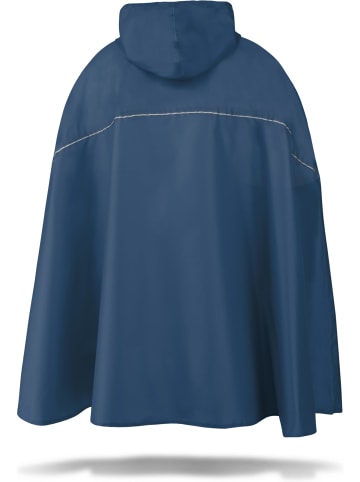 Normani Outdoor Sports Unisex Regenponcho wasserdicht Cherrapunji in Navy