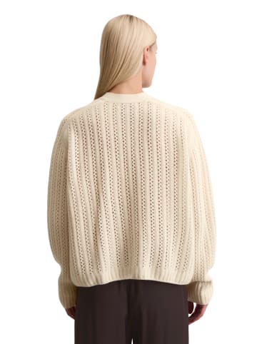 Marc O'Polo Ajour-Cardigan oversize in natural stone
