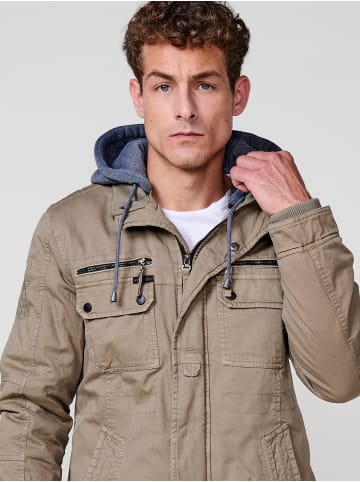 KOROSHI Baumwolljacke in braun