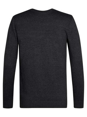 Petrol Industries Feinstrickpullover Steamboat in Schwarz