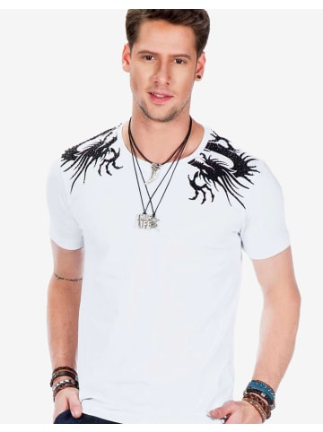 Cipo & Baxx T-Shirts in Weiß