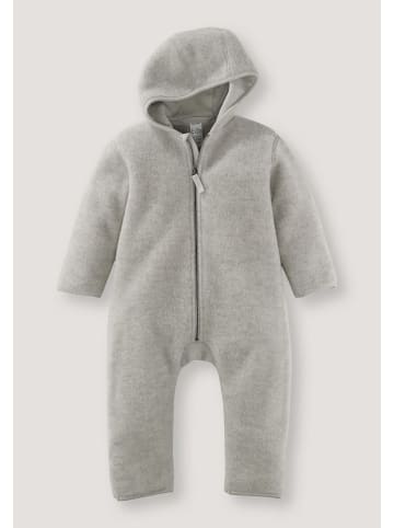 Hessnatur Wollfleece Overall in hellgrau