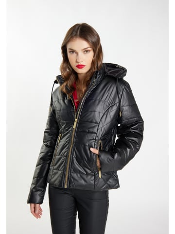 faina Damen Leichte Steppjacke in Schwarz