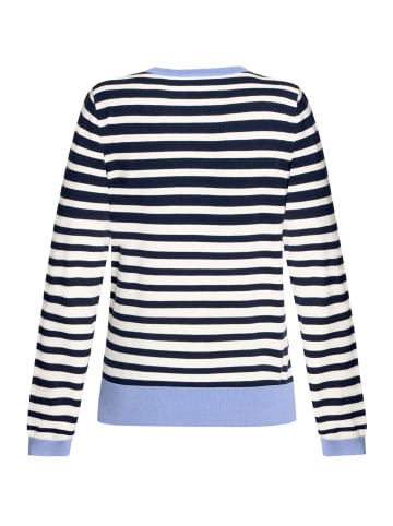 Betty Barclay Feinstrickpullover mit Rundhalsausschnitt in Patch Dark Blue/Blue