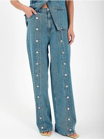 Norr Jeans Kenzie in Medium blue denim