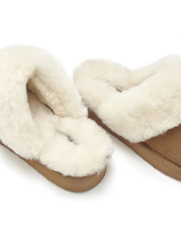 VIVANCE DREAMS Hausschuh in camelfarben