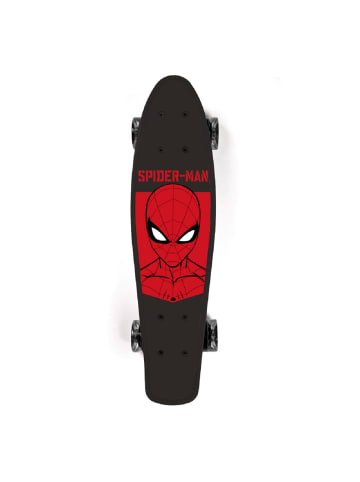 Spiderman Pennyboard Robustes Polypropylen und Polyurethanräder in Rot