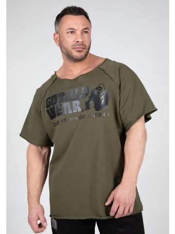 Gorilla Wear T-shirt - Classic Workout Top - Dunkelgrün