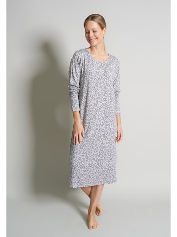 Tom Tailor Nachthemd Victoria in grau-mittel-Allover