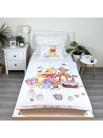 Winnie Puuh Winnie Puuh Bettwäsche-Set für Kinderbett 100x135 cm + 40x60 cm aus in Weiß