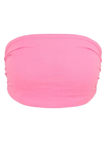Urban Classics Urban Classics Damen Ladies Neon Bandeau Top in neonpink