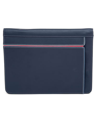 MYWALIT Schreibmappe Leder 33 cm in royal