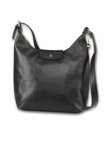 Florence Leder Umhängetasche Florence Tasche schwarz ca. 32cm